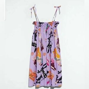 Zara Multicolor Printed Dress